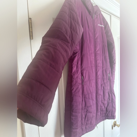 Columbia Women's Deep Purple Omni Heat Coat EUC - Picture 5 of 9